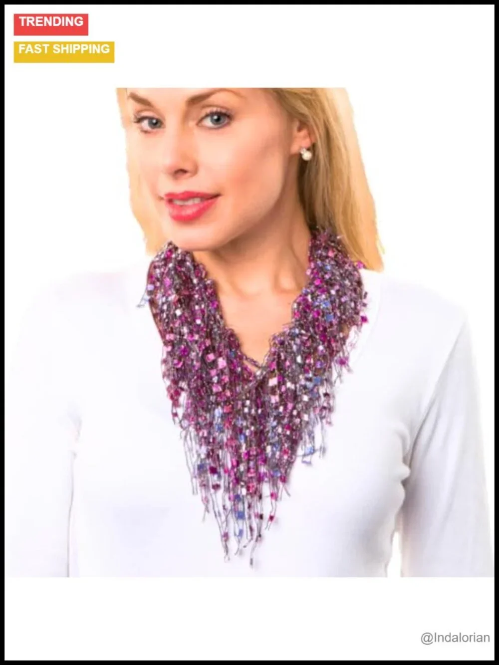 Lightweight Infinity Scarf Necklace Wrap